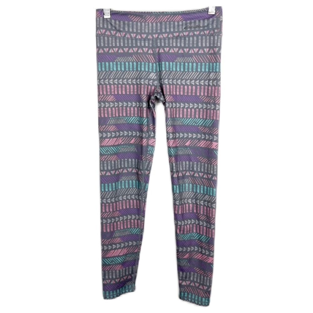 Eddie Bauer Kids Printed Leggings Gray Pastel Youth Medium Activewear Sports
